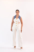 My Popular Fashion Denim Jumpsuit White - Bonitafashionrd