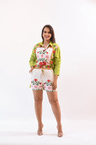 Be Sure Flower Shirt Short Set - Bonitafashionrd