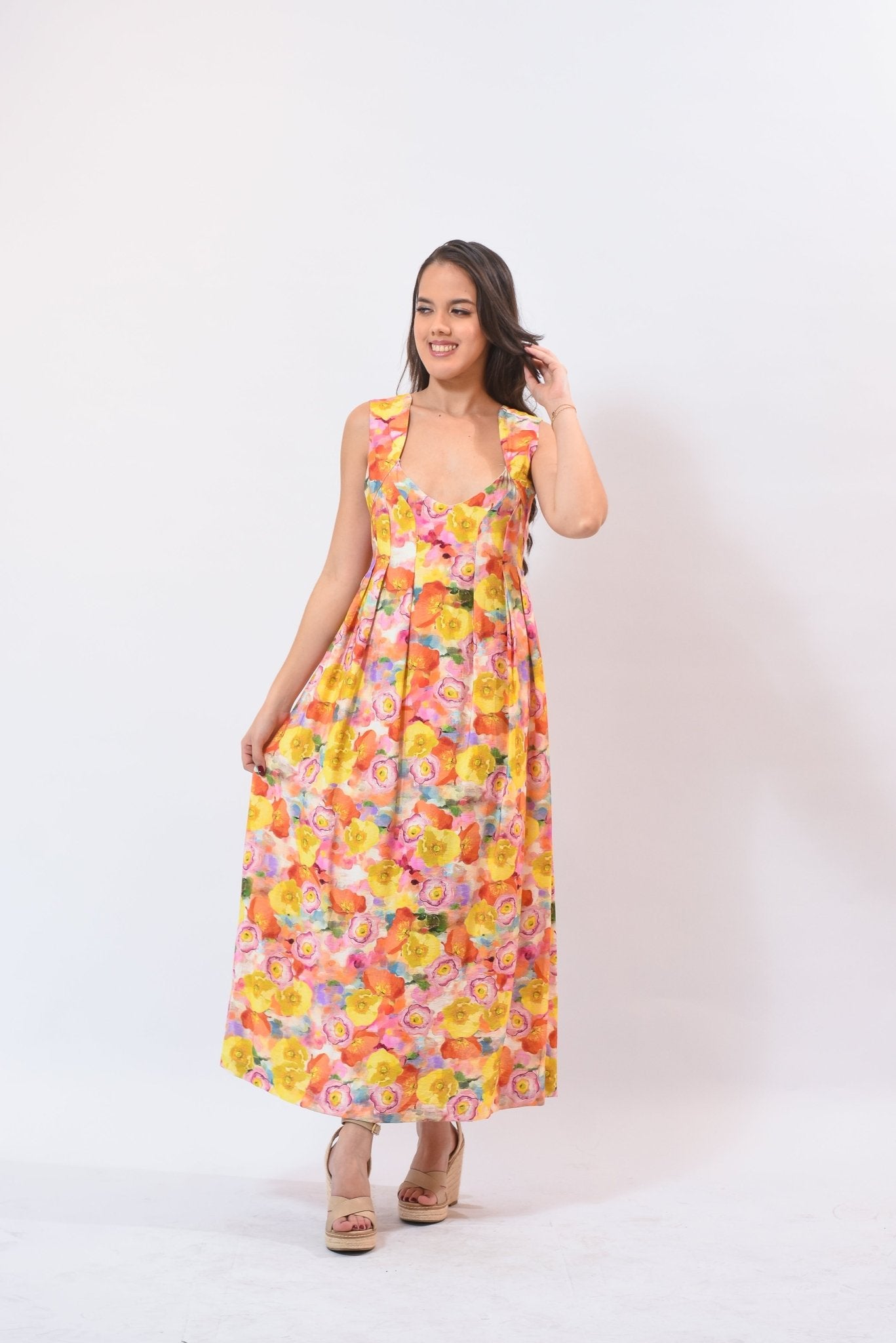 Just Us Flower Dress - Bonitafashionrd