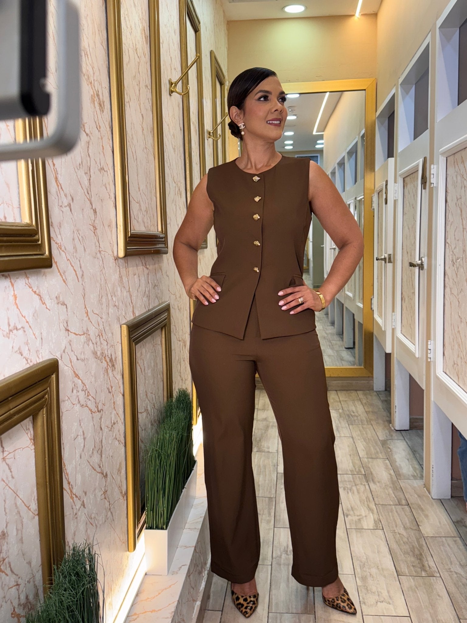 The Perfect Day Pant Set Vest - Bonitafashionrd