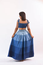 My Impress Skirt Set Blue - Bonitafashionrd