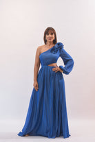 The First Time Maxi Dress Blue - Bonitafashionrd