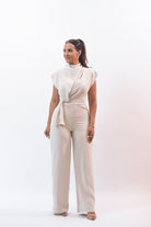 Can’t Wait For This Jumpsuit Beige - Bonitafashionrd