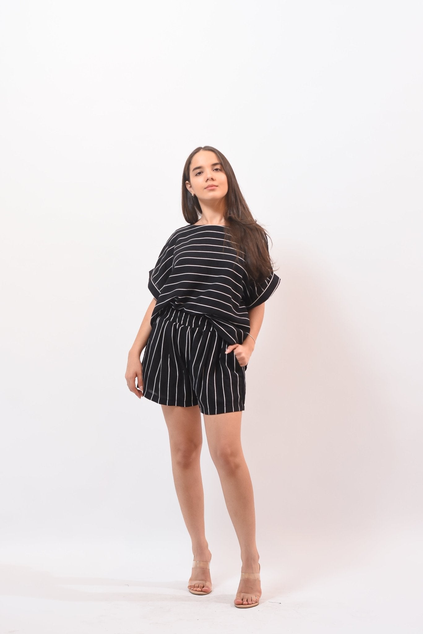 Get Comfortable Short Set Black - Bonitafashionrd