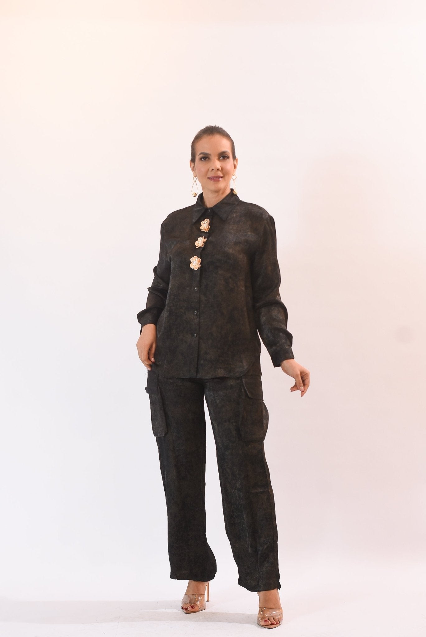 The Cool Pant Set Black - Bonitafashionrd