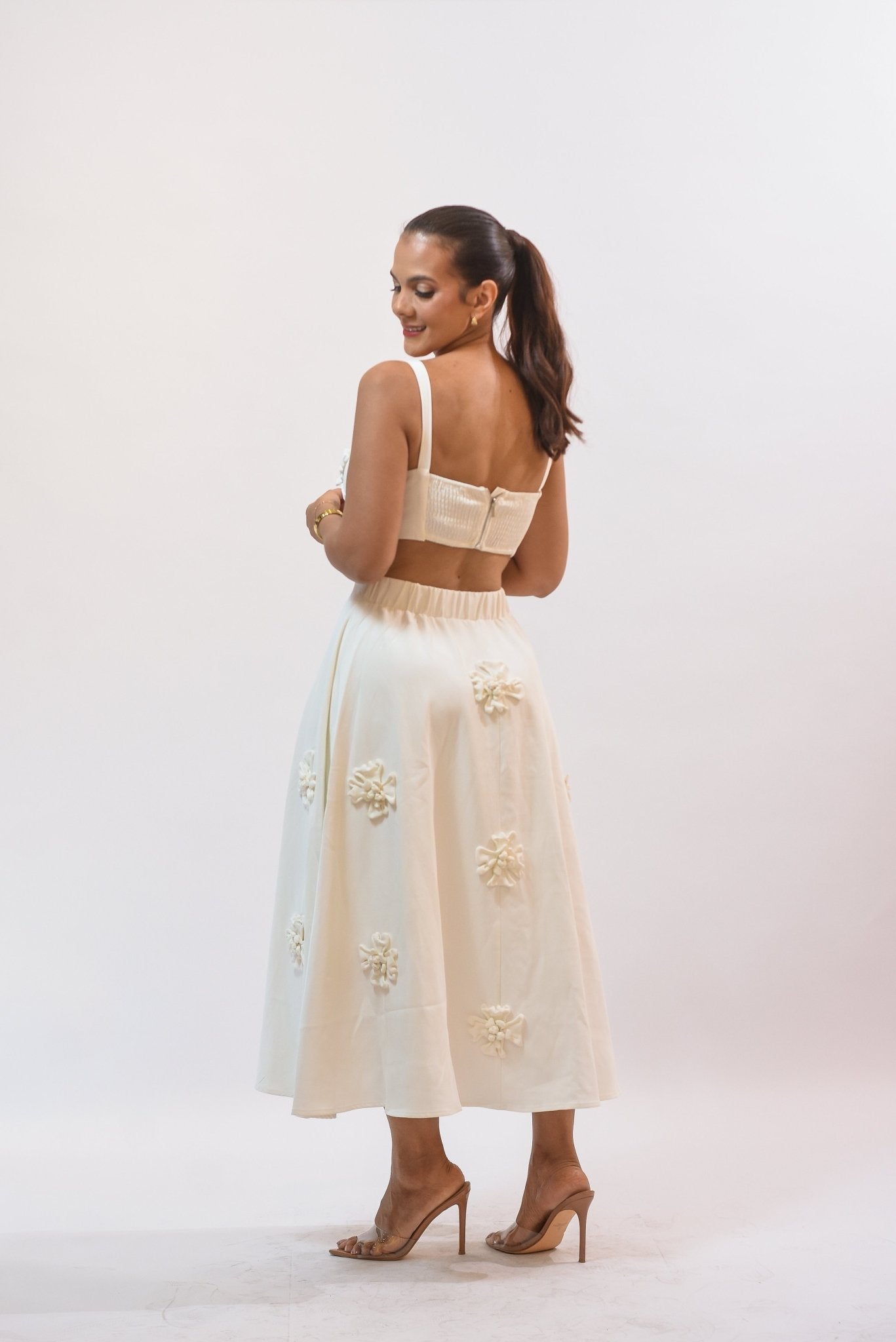 Elegance Crop Skirt Set - Bonitafashionrd