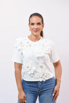 My Magic Flower T-Shirt White - Bonitafashionrd