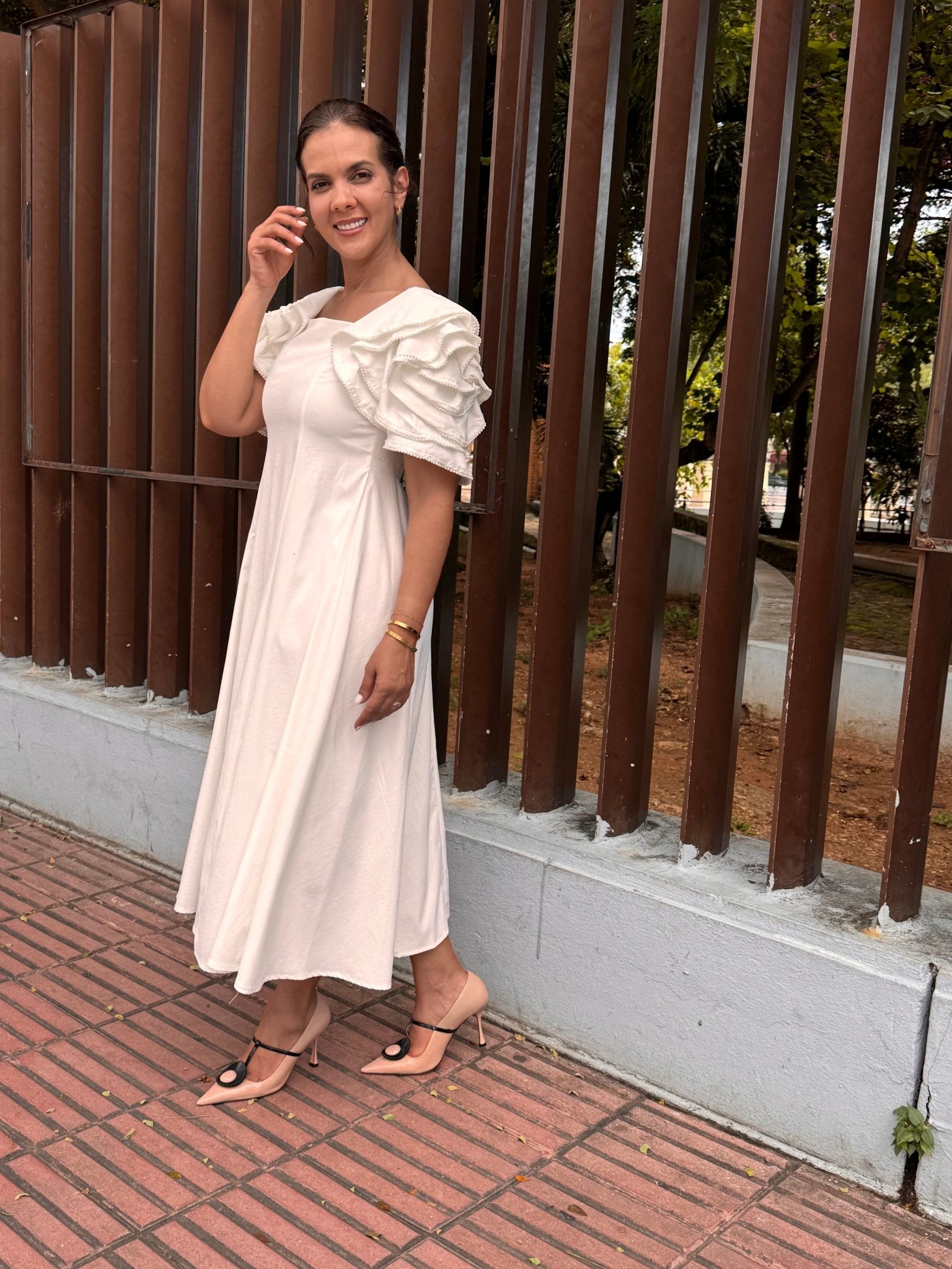 The Perfect Time Offshoulder Dress - Bonitafashionrd