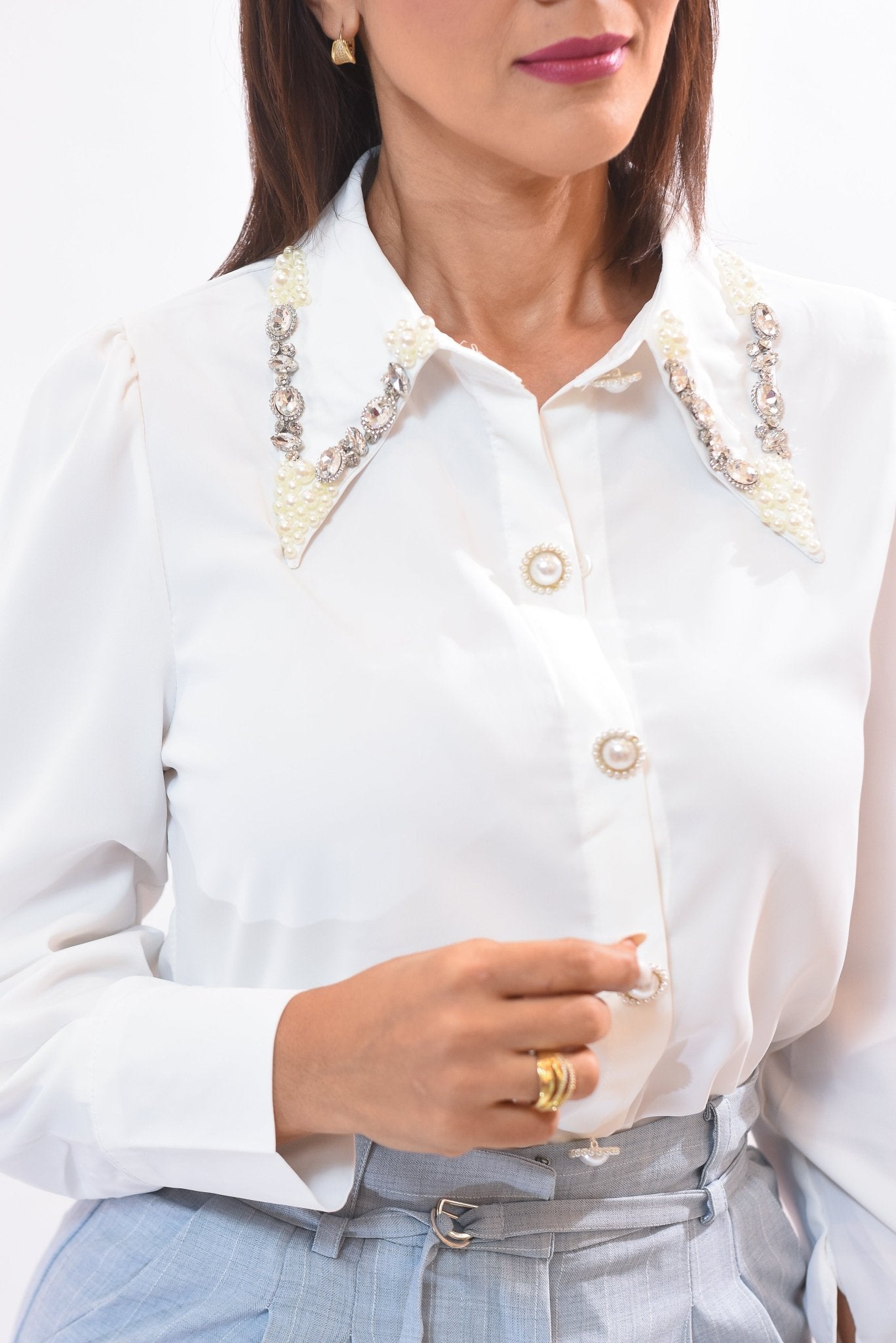 Stupendous Shirt White - Bonitafashionrd