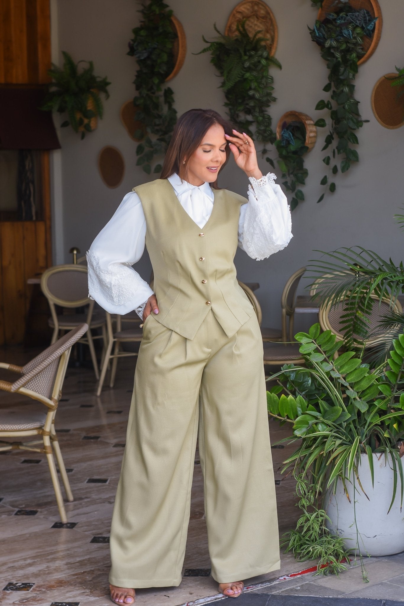 Lovely vest set - Bonitafashionrd set