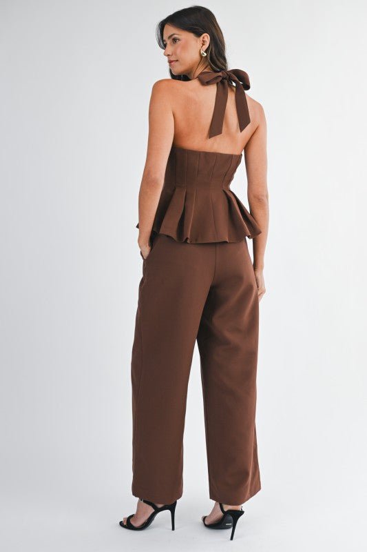 The Golden Holiday Pants Set - Bonitafashionrd