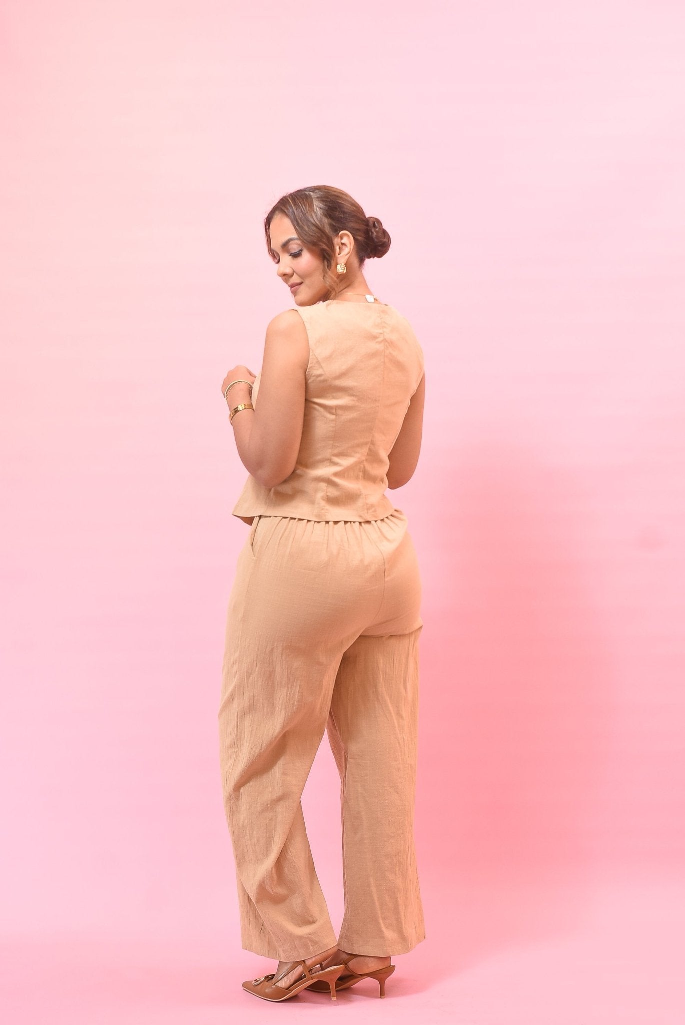 Just Comfortable Vest Pant Set - Bonitafashionrd