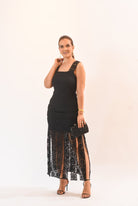 Stunning Day Dress Black - Bonitafashionrd