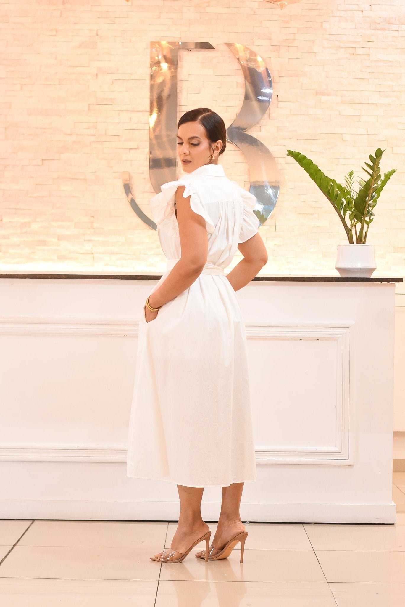 My casual white dress - Bonitafashionrd Dress