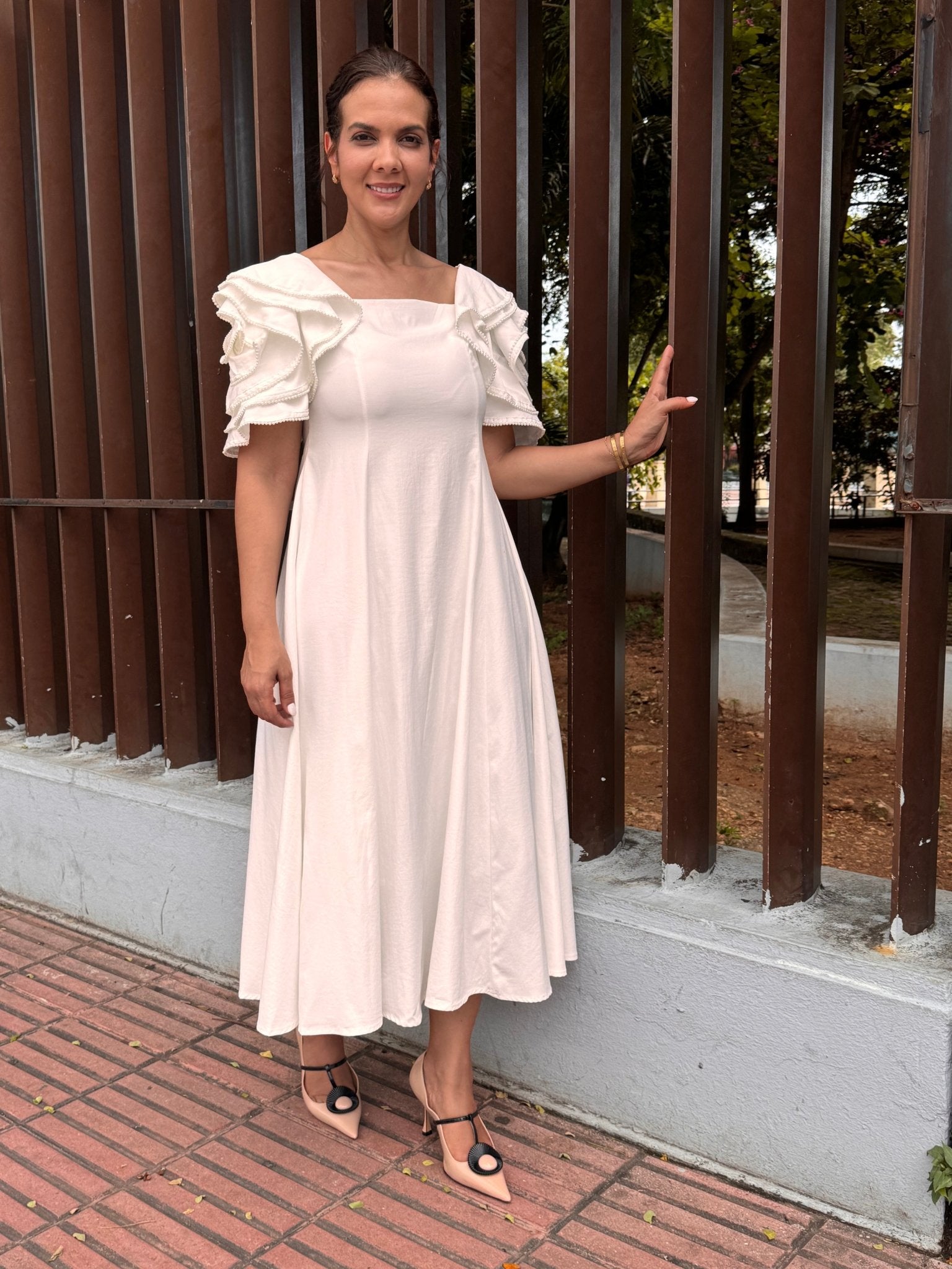 The Perfect Time Offshoulder Dress - Bonitafashionrd