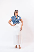 Got Your Pretty Blouse Denim - Bonitafashionrd