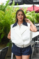casual white jacket - Bonitafashionrd Jacket