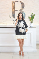 Cute Flower tunic dress - Bonitafashionrd Dress