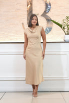 Time To Get Look Silk Dress - Bonitafashionrd