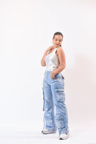 Be Fashion Metalic Pant Silver - Bonitafashionrd