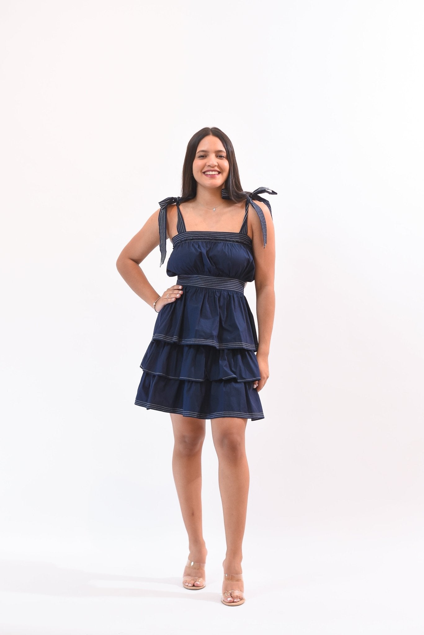 The Most Pretty Dress Navy - Bonitafashionrd