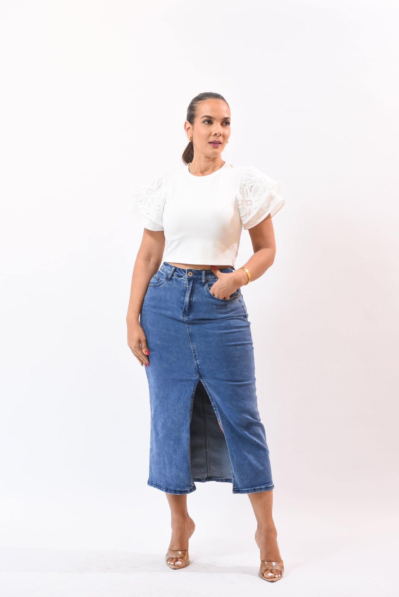 The Only Denim Skirt - Bonitafashionrd