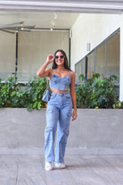 Stunning Pant Set Denim - Bonitafashionrd