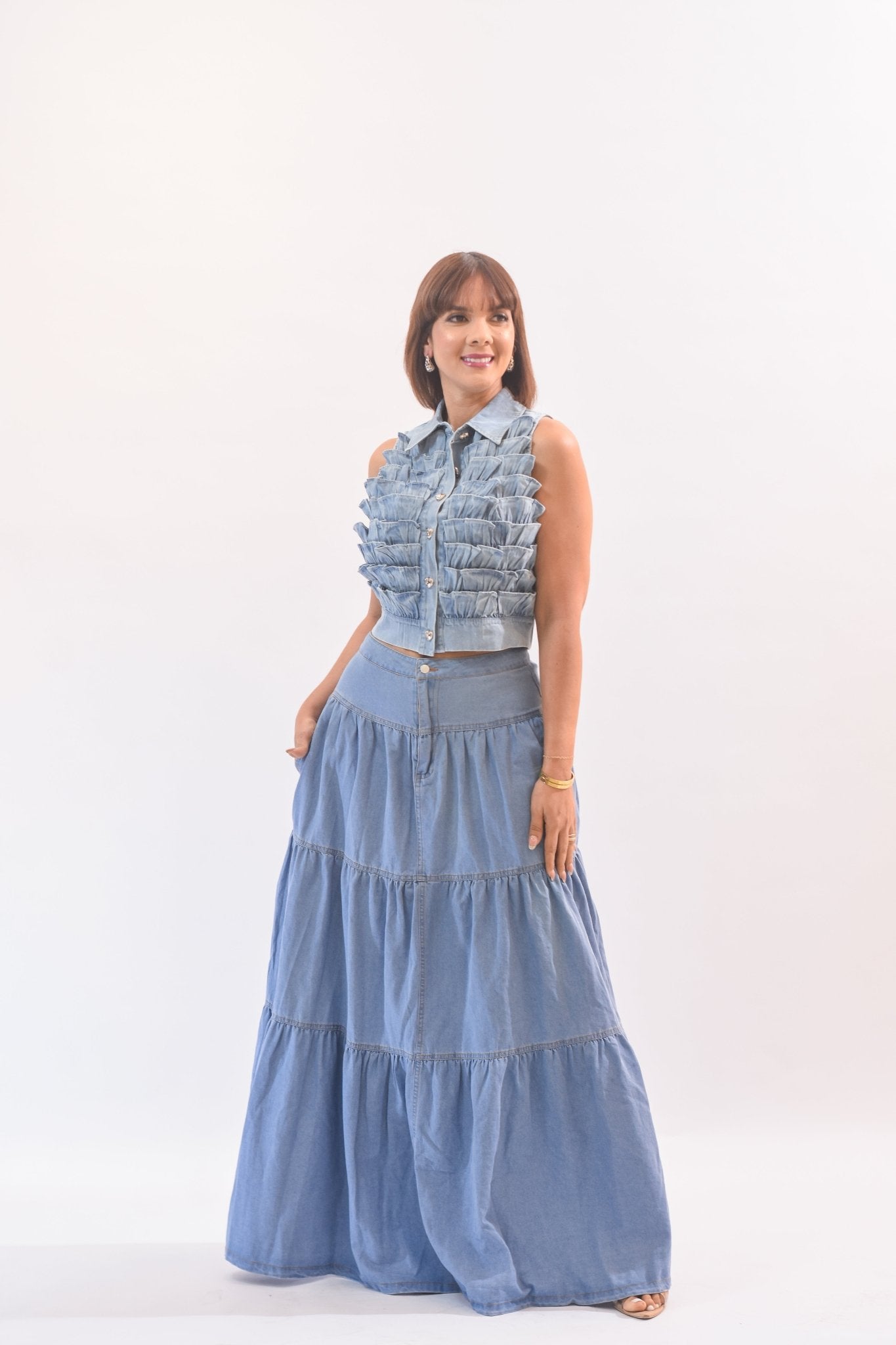 Amazing Denim Skirt - Bonitafashionrd