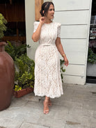 elegant white dress - Bonitafashionrd Dress