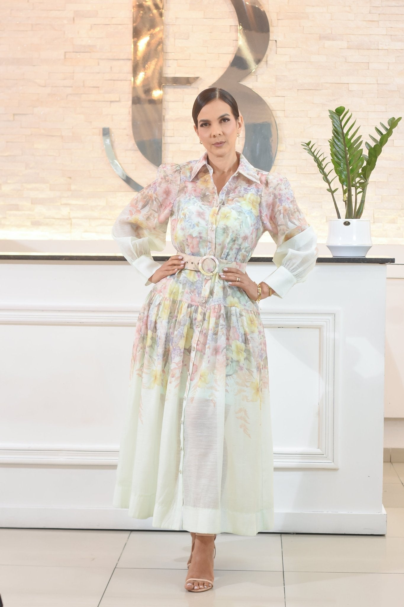 Get The Look Maxi Dress Floral - Bonitafashionrd