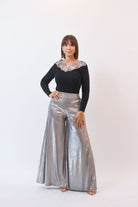 Stunning Metalic Pant - Bonitafashionrd