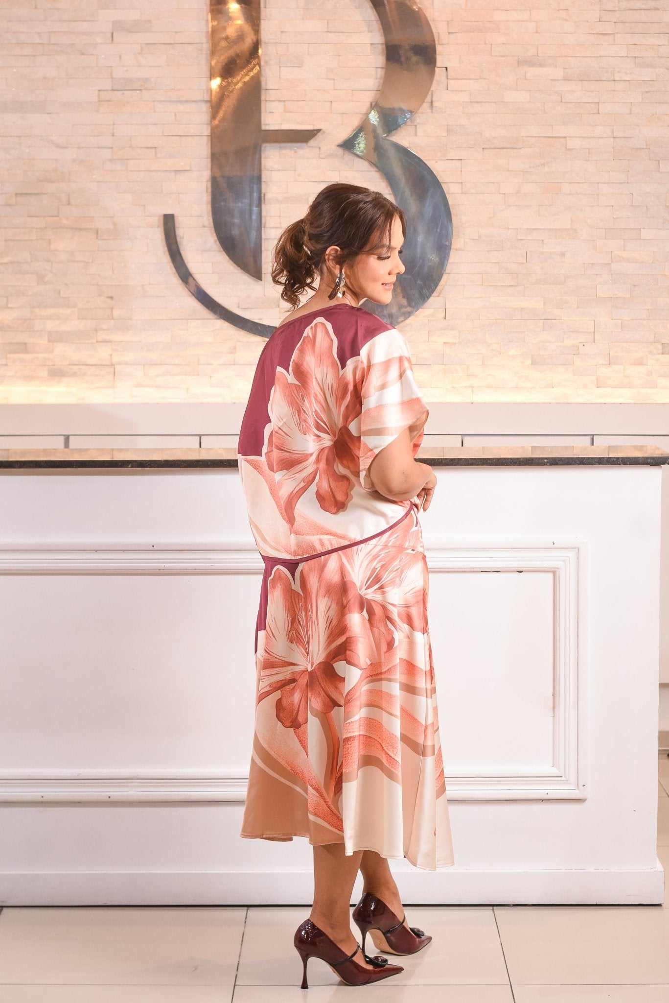 The Amazing Silk Big Flower Skirt Set - Bonitafashionrd