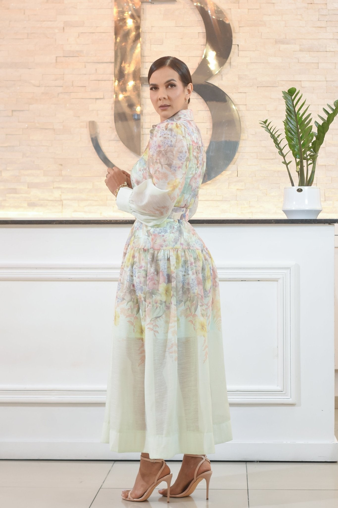 Get The Look Maxi Dress Floral - Bonitafashionrd
