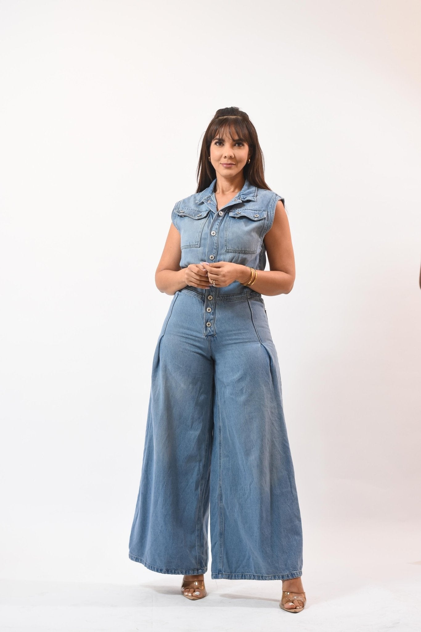 Just Wanted Denim Jumpsuit - Bonitafashionrd