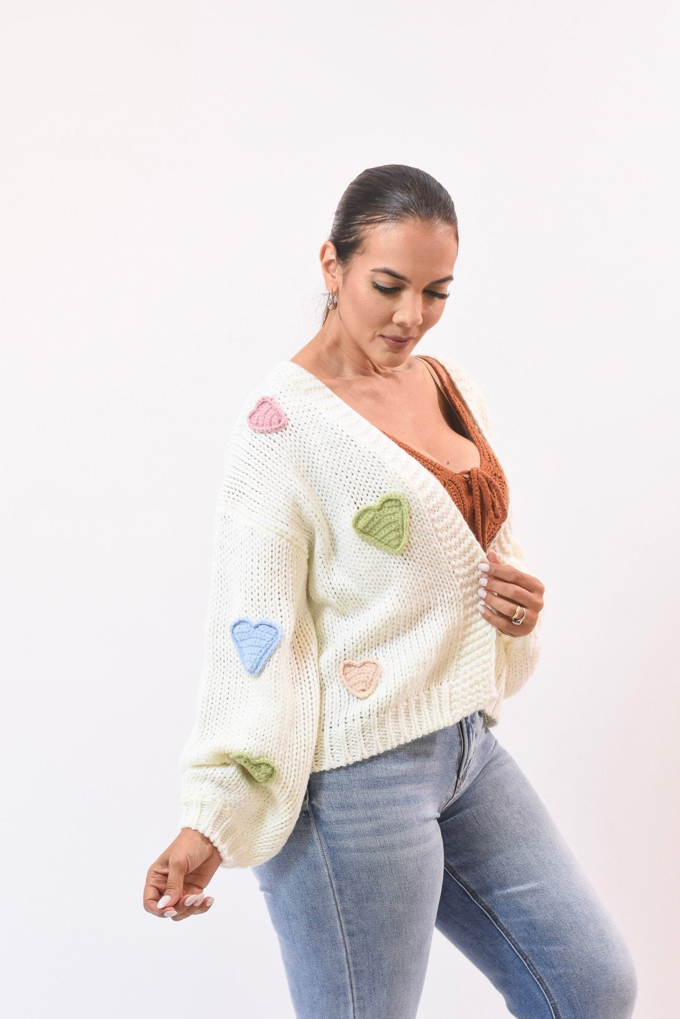 My Pretty Heart Sweater - Bonitafashionrd