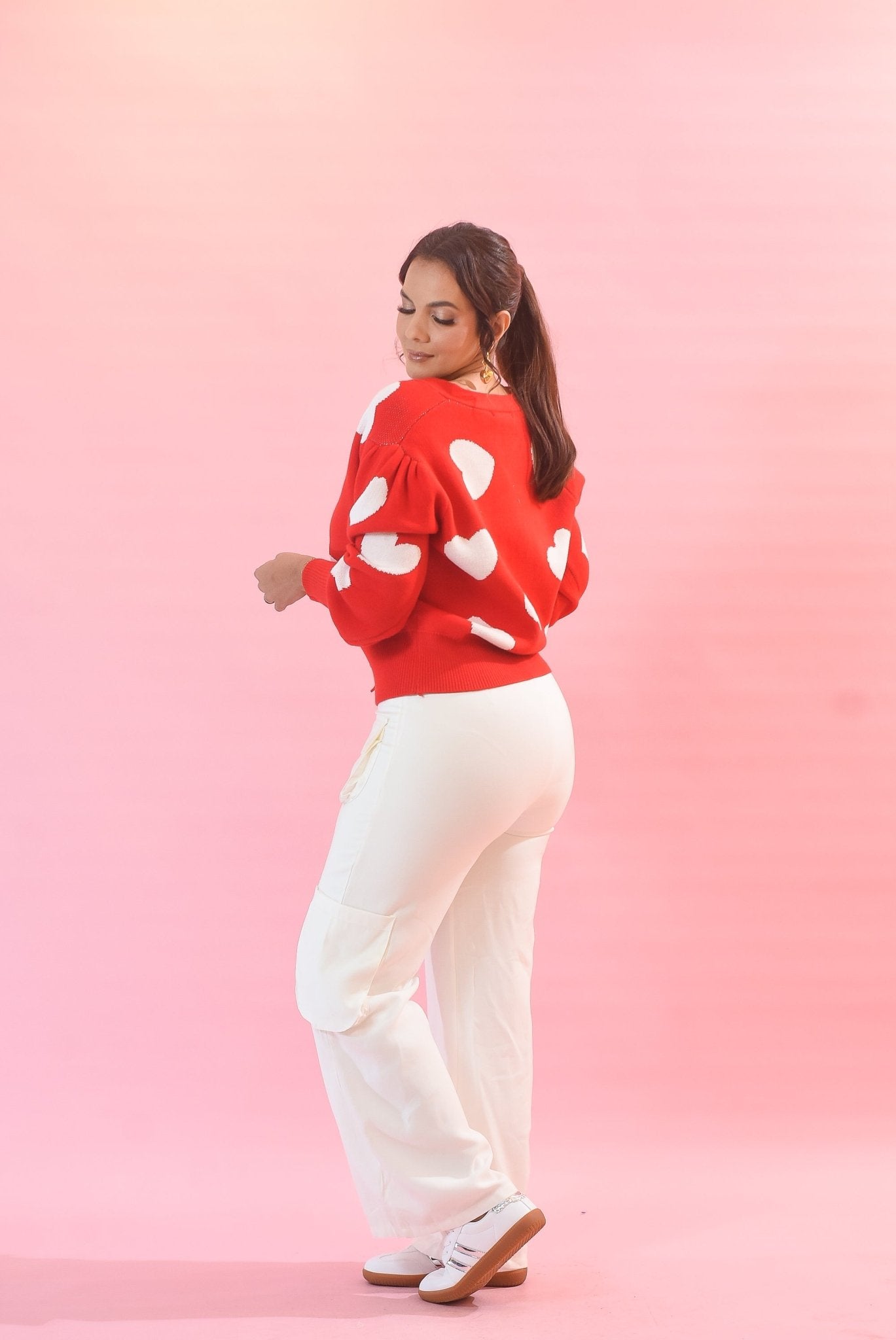 Lovely Sweater Red - Bonitafashionrd