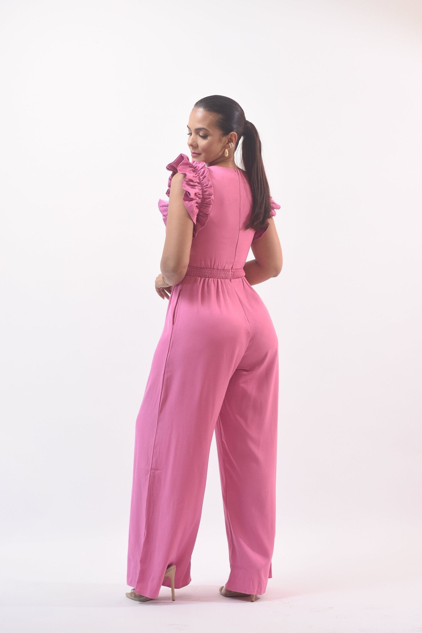 Spring Dream Jumpsuit Pink - Bonitafashionrd