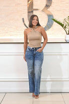 Time To Get Look Crop Top - Bonitafashionrd