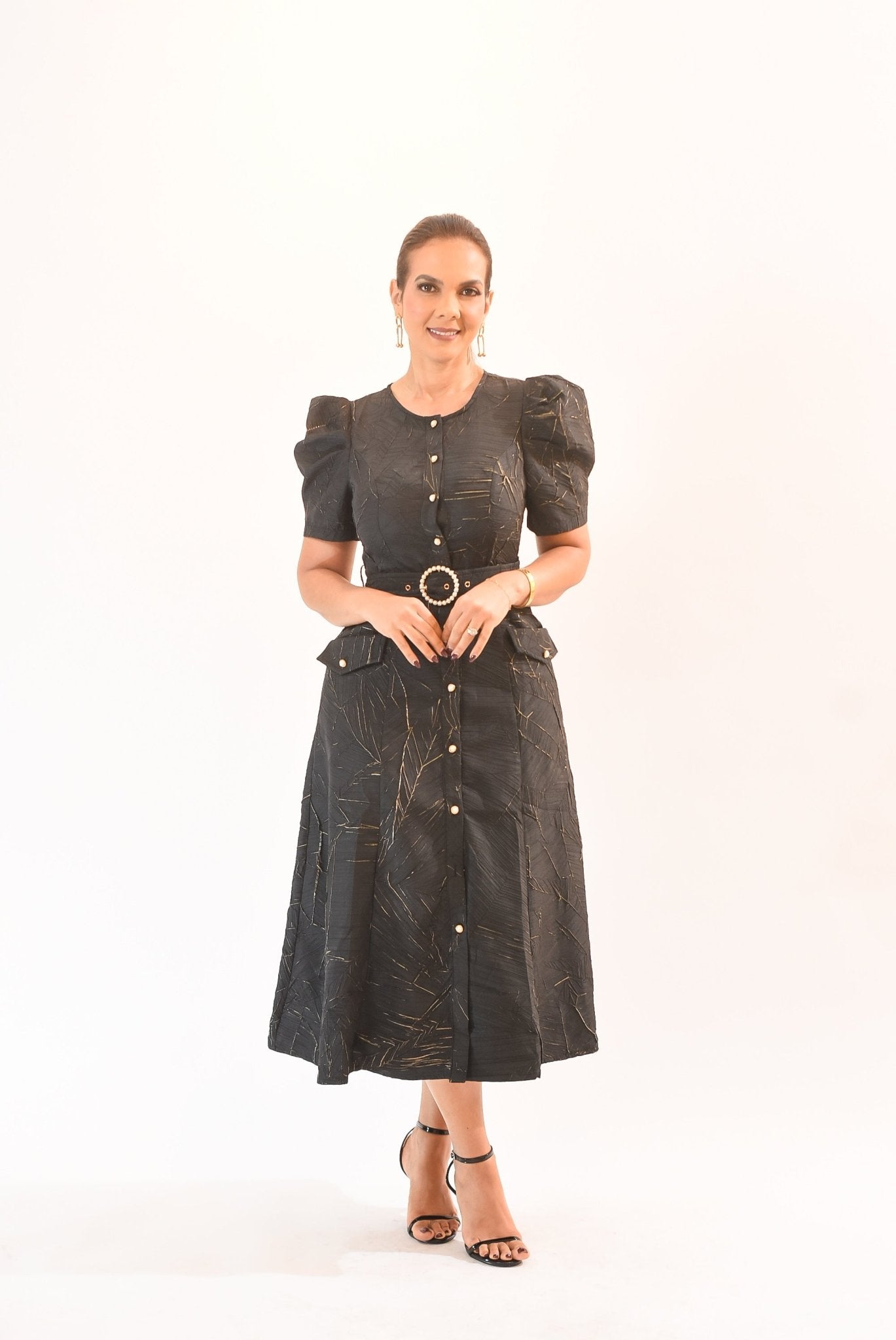 My Abstract Dress Black - Bonitafashionrd