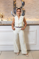 Get The Look Crop Vest Pant Set