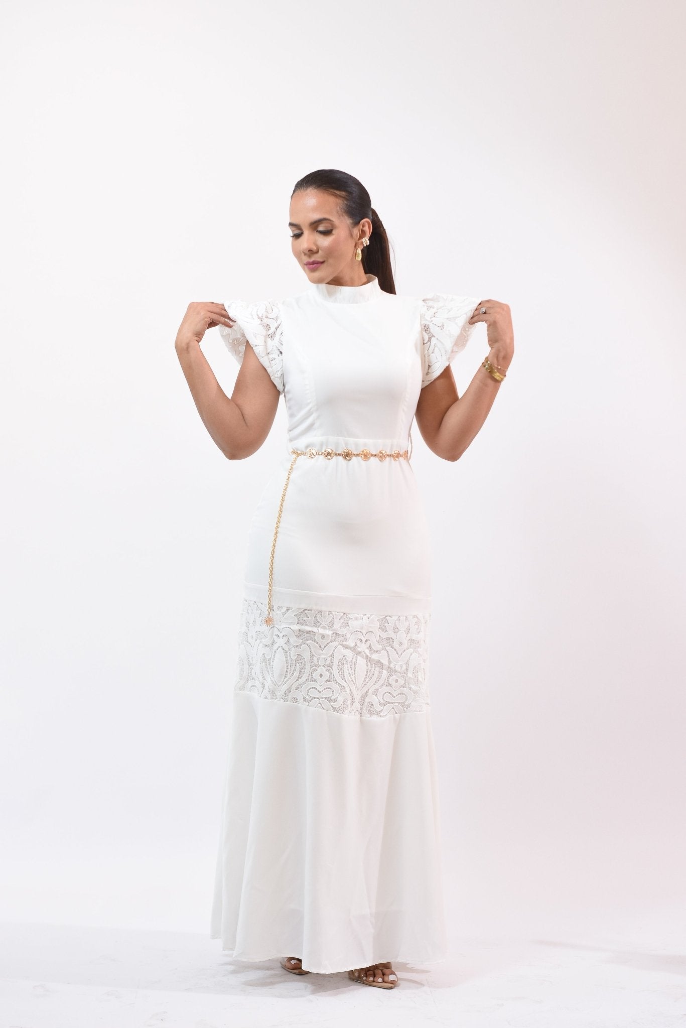 My Wonderful Maxi Dress White - Bonitafashionrd