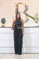 Time To Get Look Brillo Cargo Jeans Pants - Bonitafashionrd