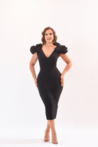 The Perfect Time Midi Dress Rufle - Bonitafashionrd