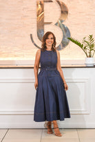 The Mágic Maxi Denim Dress - Bonitafashionrd