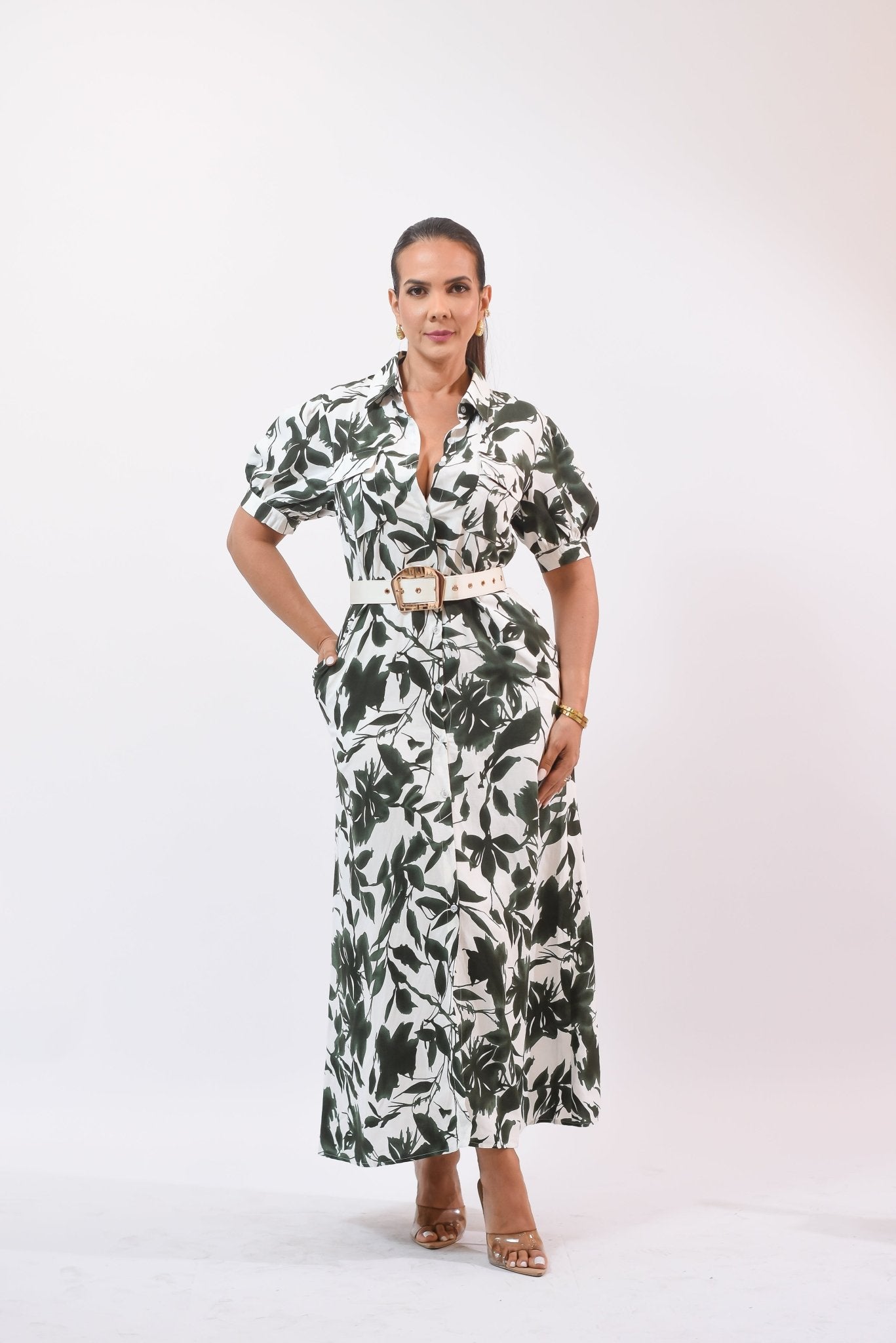 Love This Palm Dress Green - Bonitafashionrd