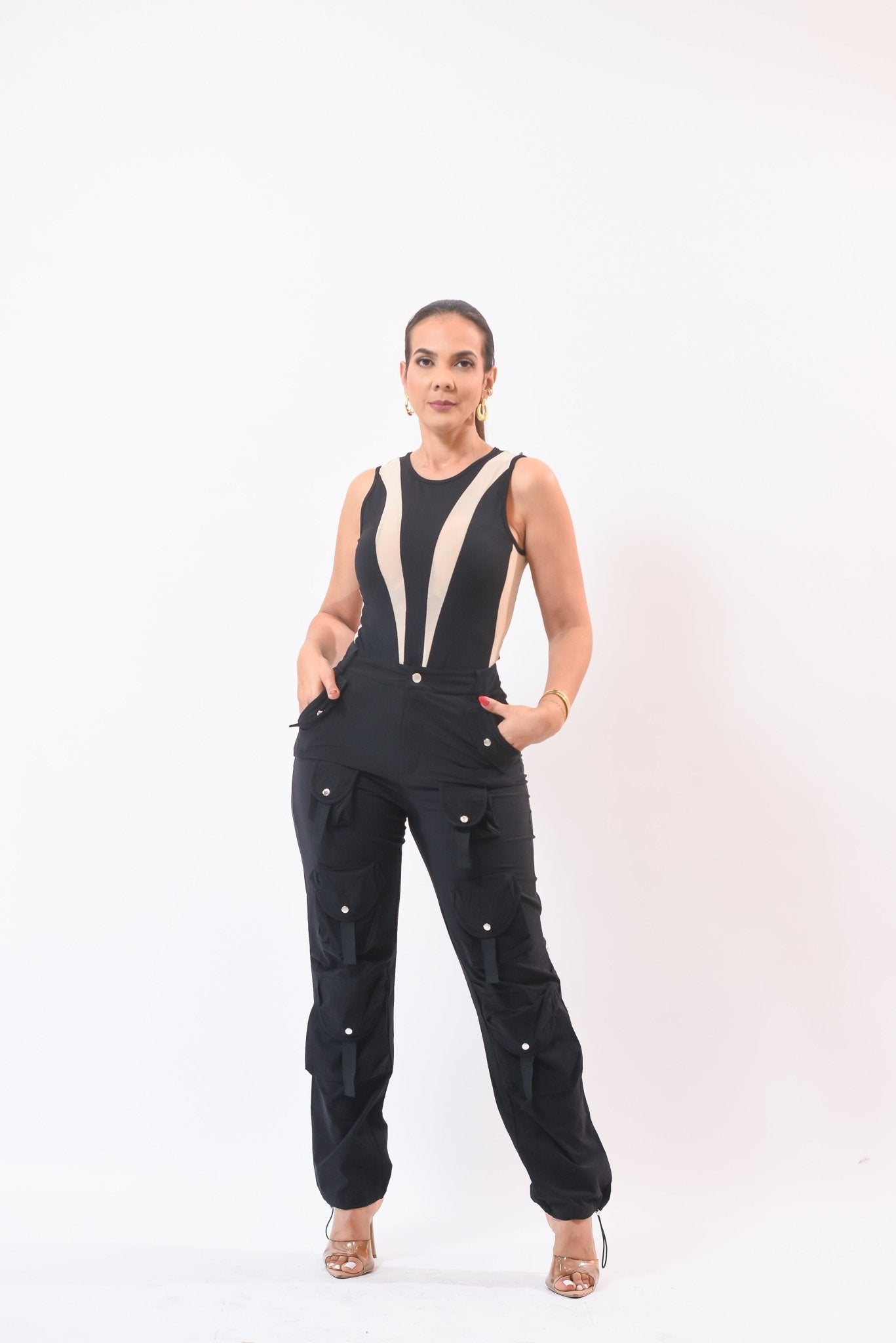 Be Fantastic Cargo Pant Black - Bonitafashionrd