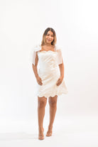 My Elegance Of The Day Dress White - Bonitafashionrd