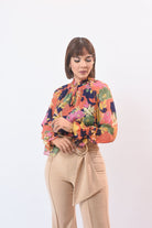 Flower Emotions Blouse - Bonitafashionrd