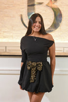 The Golden Holiday Mini Skirt - Bonitafashionrd