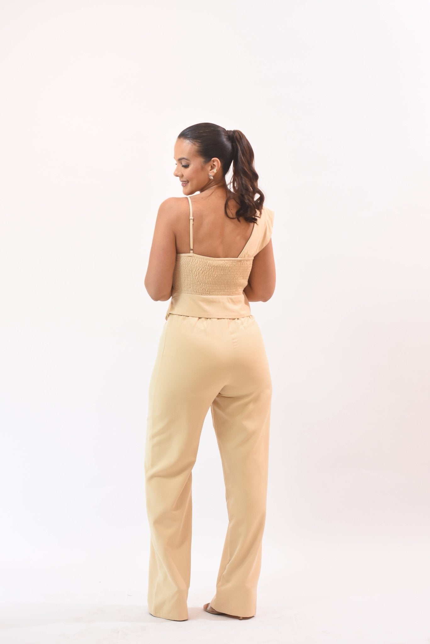 Get Comfortable Pant Set Beige - Bonitafashionrd